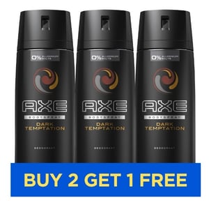 

Axe Dark Temptation Men 150ml - Buy 2 Get 1 Free