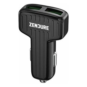 

Zendure Dual USB Car Charger - Black