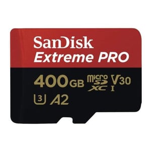

Sandisk SDSQXCZ-400G-GN6MA Extreme Pro MicroSDXC 400GB+SD Adapter