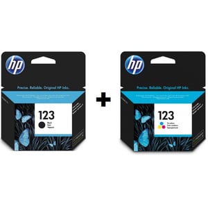 

HP 123 ink cartridge Black + 123 Tricolor Cartridge Bundle