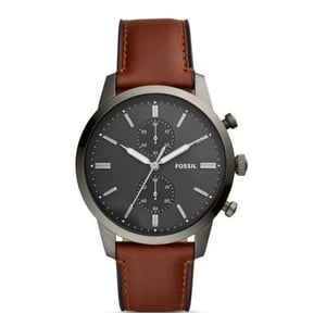 Fossil FS5522 Mens Watch - Townsman Chronograph Amber Leather