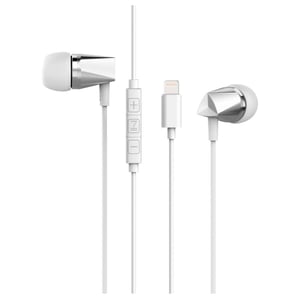 

Xcell In Ear Headset With Lightning Port - Silver/White