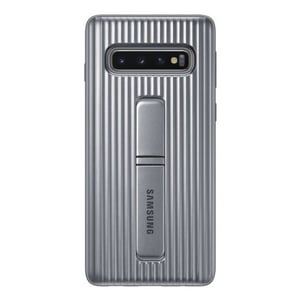 

Samsung Protective Standing Silver Cover For Galaxy S10