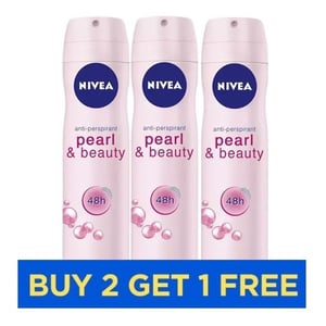 

Nivea Deo Spray Pearl & Beauty 150ml - Buy 2 Get 1 Free