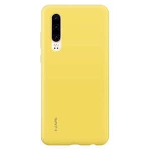 

Huawei Elle Silicone Car Case Yellow For P30