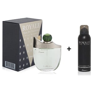 

Rasasi Royale + Deo Spray Gift Set For Men