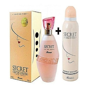 

Rasasi Secret + Deo Spray Gift Set For Women