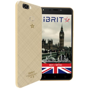 

Ibrit Speed Pro Plus 32GB Champagne 4G Dual Sim Smartphone + Power Bank 6000mAh