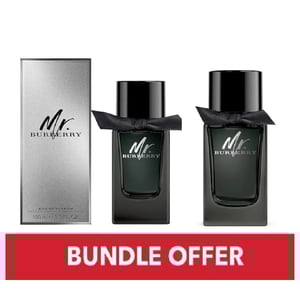 

Burberry MrBurberry Eau De Parfum For Men 100ml Pack of 2 - Bundle Offer