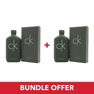 

Calvin Klein Be EDT Unisex 100mlx2 Bundle Offer