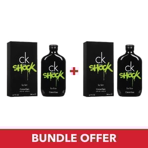 

Calvin Klein One Shock EDT Men 200mlx2 Bundle Offer
