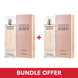 

Calvin Klein Eternity Moments EDP Women 100mlx2 Bundle Offer