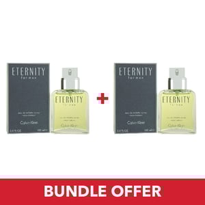 

Calvin Klein Eternity EDT Men 100mlx2 Bundle Offer