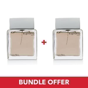 

Calvin Klein Euphoria EDT Men 100mlx2 Bundle Offer