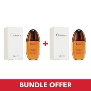 

Calvin Klein Obsession EDP Women 100mlx2 Bundle Offer