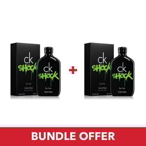 

Calvin Klein One Shock EDT Men 100mlx2 Bundle Offer