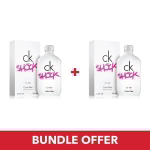 

Calvin Klein One Shock EDT Women 100mlx2 Bundle Offer