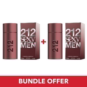 

Carolina Herrera 212 Sexy EDT Men 100mlx2 Bundle Offer