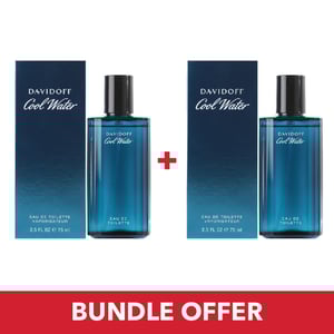 

Davidoff Cool Water EDT Men 75mlx2 Bundle Offer