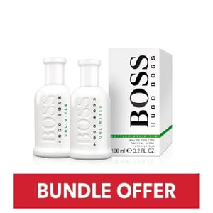 

Hugo Boss Unlimited Eau De Toilette For Men 100ml Pack of 2 - Bundle Offer