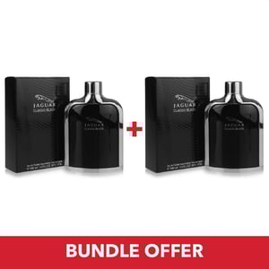 

Jaguar Classic Black EDT Men 100mlx2 Bundle Offer