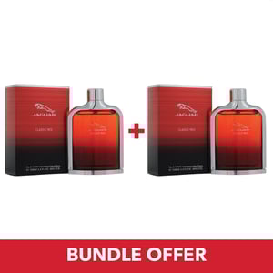 

Jaguar Classic Red EDT Men 100mlx2 Bundle Offer