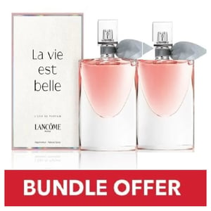 

Lancome La Vie Est Belle Eau De Parfum For Women 100ml Pack of 2 - Bundle Offer