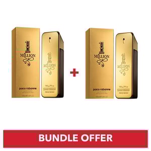 

Paco Rabanne 1 Million EDT Men 100mlx2 Bundle Offer