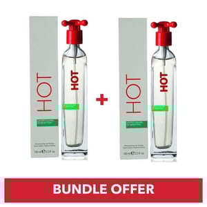 

United Colors Of Benetton Hot EDT Women 100mlx2 Bundle Offer