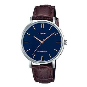 

Casio LTP-VT01L-2BUDF Enticer Analog Leather Watch For Women
