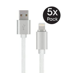 

Xcell Lightning Cable Silver X5 Pack