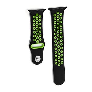 

Maxguard Silicone Nike Strap 38/40mm Black/Green For Apple Watch