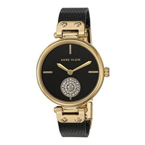 

Anne Klein Black Metal Quartz Watch Women