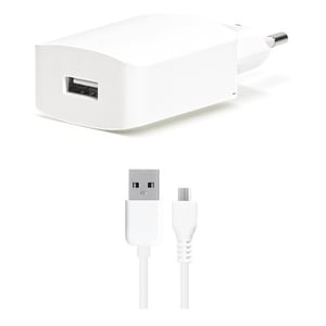

Passion4 Wall Charger + Micro USB Cable White 1m