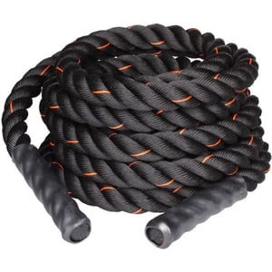 Max Strength Battle Rope Black 15mx38mm
