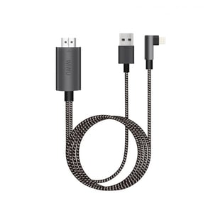 

WIWU Lightning To HDMI Cable For iPhone Black