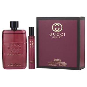 

Gucci Guilty Absolute EDP 90ml+7.4ml Mini Travel Giftset Women