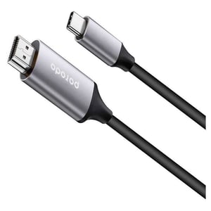 

Porodo Type-C To HDMI Cable 2m Grey