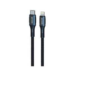 

Porodo Metal Braided Type-C to Lightning Cable 1.2m Black