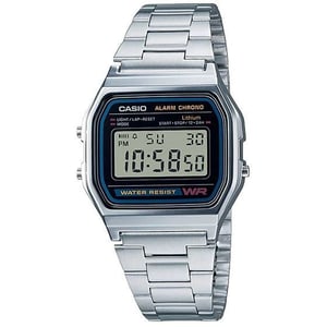 

Casio Silver Stainless Steel Women Watch A158WA-1DF