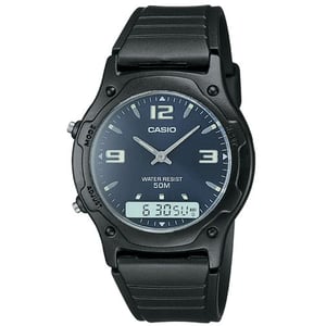 

Casio Black Resin Men Watch AW-49HE-2AVDF