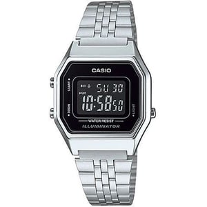 

Casio Silver Stainless Steel Men Watch LA680WA-1BDF