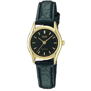 

Casio Black Leather Women Watch LTP-1094Q-1ARDF