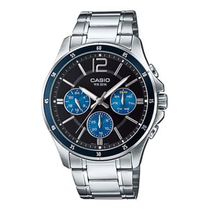 

Casio Silver Stainless Steel Men Watch MTP-1374D-2AVDF