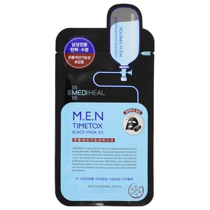 Mediheal M.E.N Time Tox Charcoal-Mineral Mask Pouch