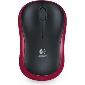 Logitech 910002237 M185 Wireless Mouse Red