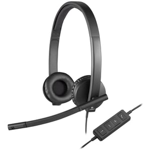 Logitech Headset Wired USB H570E Stereo Business Series