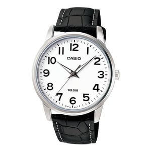 

Casio Enticer Black Leather Men Watch MTP-1303L-7BVDF