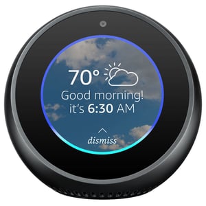 

Amazon Echo Spot Smart Speaker With 2.5" Display Screen (International Version)