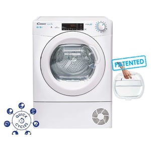 

Candy SmartPro 8kg Condenser Dryer CSO C8TE-19 - WiFi+BT - 5 Digit Display - Easycase - Drain Kit